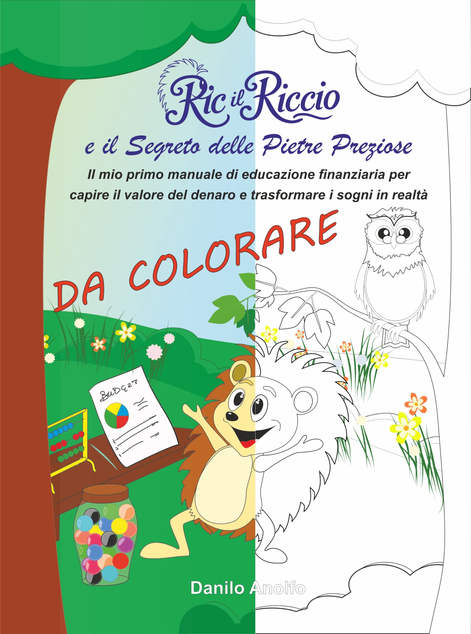 Copertina di Ric il Riccio e il Segreto delle Pietre Preziose